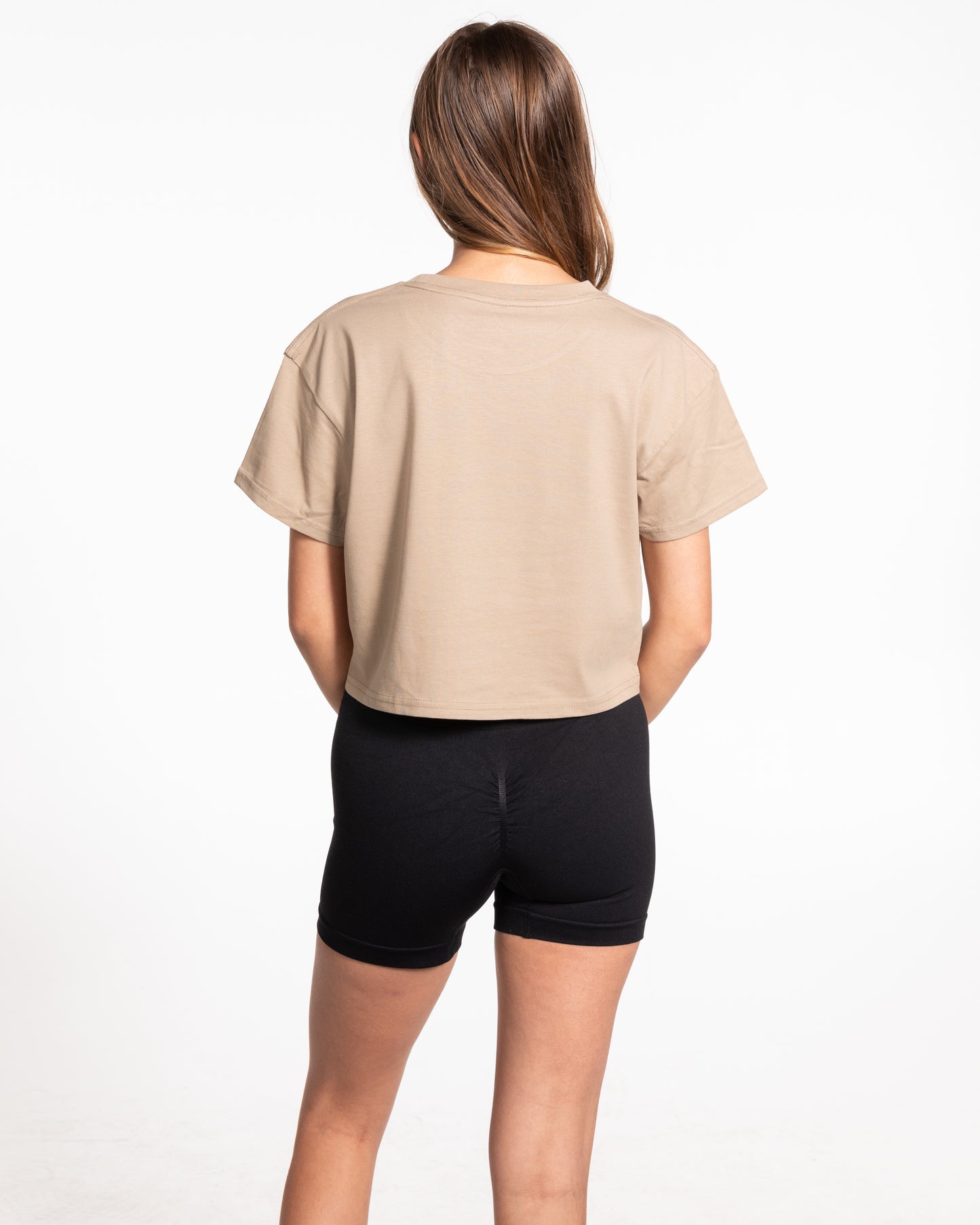Be Kind Crop Tee - Toast